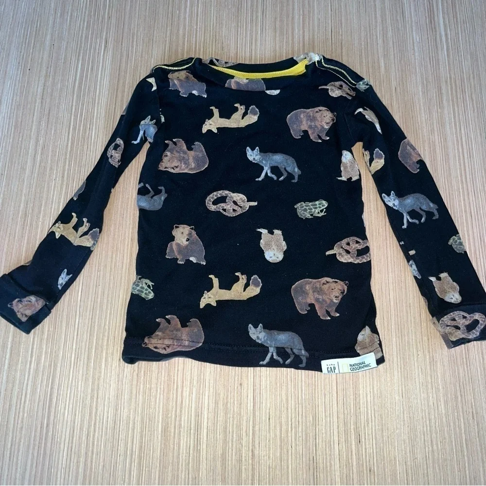 Kid's Gap National Geographic Wild Animals Long Pajama Set